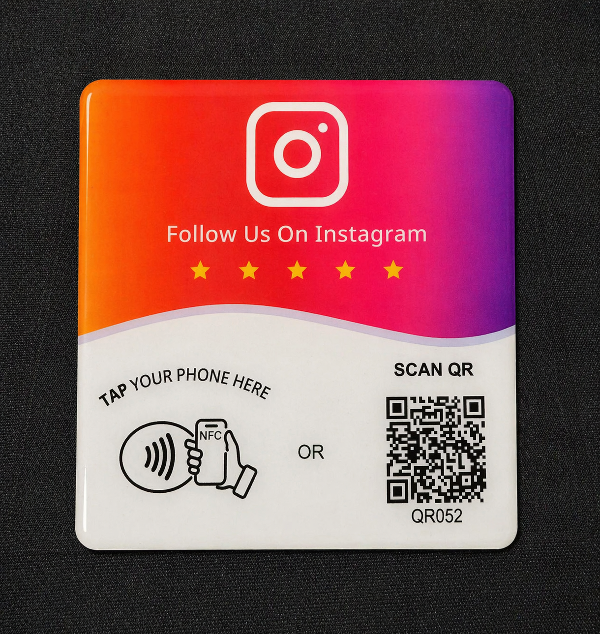 Instagram TAG NFC +QR